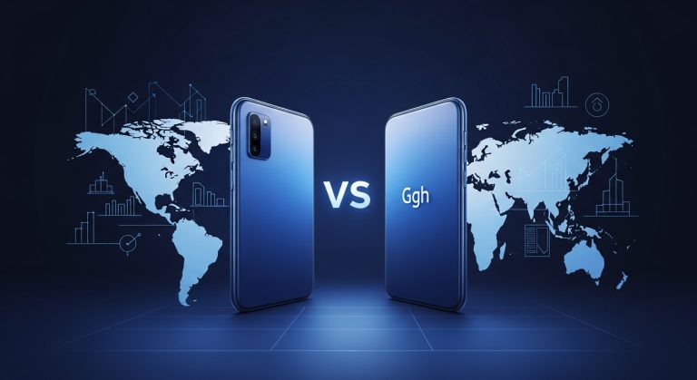 Tech Giants Compete In Global Smartphone Market